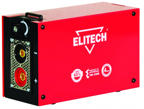 ELITECH Инвертер,3.5кВт,10-160А,ПВ=160А/60%,электрод1.6-4мм,2.7кг