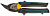 Ножницы-мини по тверд металлу KRAFTOOL "Uni-Kraft" 180мм, левые, с двойн рычаж передач,Cr-MO,двухком