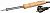 Электропаяльник СВЕТОЗАР "ТЕРМИТ", деревянная рукоятка, жало "LONG LIFE", форма конус, 25Вт