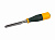 Стамеска KRAFTOOL "EXPERT" плоская с двухкомпонентной ручкой, 18мм
