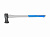 Колун ЗУБР кованый с двухкомпонентной фиберглассовой рукояткой, "ушастый", 2кг/750мм