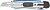 Нож ЗУБР "ЭКСПЕРТ" с сегментированным лезвием, метал обрезин корпус, автостоп, допфиксатор, кассета 