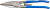 Ножницы по металлу цельнокованые ЗУБР 300мм, прямые, усиленные, твердость HRC 58-61