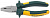 Плоскогубцы KRAFTOOL"KRAFT-MAX"комб,Cr-Mo,маслобензост двухкомп рукоятки,шарнирное соединение с повы