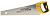 Ножовка STAYER "PROFI" "COBRA" по дереву, 2-комп. пластиковая ручка, 3D-заточка, закаленный зуб, 7 T