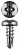 Саморезы ЗУБР со сверлом оцинкованные, для крепления лист. металла до 2мм, полусферич. головка, 3.5x