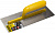 Гладилка STAYER "MASTER" стальная с пластмассовой ручкой, зубчатая, 4х4мм, 120х280мм
