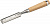Стамеска-долото ЗУБР "ЭКСПЕРТ" с деревянной ручкой, хромованадиевая, 28мм