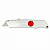 Нож, 18 мм, выдвижное трапециевидное лезвие, металлический корпус Matrix