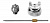 Комплект сменный KRAFTOOL к краскораспылителям, арт. 06563: дюза, воздушная головка, игла, 1,4мм