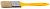 Кисть плоская STAYER "UNIVERSAL-STANDARD", светлая натуральная щетина, пластмассовая ручка, 25мм
