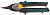 Ножницы-мини по тверд металлу KRAFTOOL "Uni-Kraft" 180мм, прямые, с двойн рычаж передач,Cr-MO,двухко