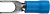 Наконечник СВЕТОЗАР для кабеля,изолированный,с вилкой,синий, вн. d 4,3мм,под болт 6мм,провод 1,5-2,5
