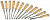 Набор STAYER "PROFI": Стамески фигурные с деревянной ручкой, 12шт