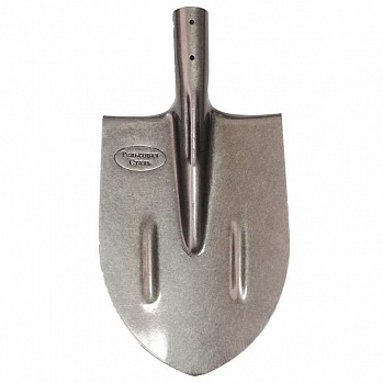 Лопата штыковая рельсовая сталь (65Г, рессорно-пружинная) без черенка (Россия) 
