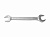Ключ ЗУБР "ПРОФИ" гаечный рожковый, Cr-V сталь, хромированный, 22х24мм