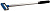 Валик игольчатый STAYER для гипсокартона в сборе, металлические иглы, телескопическая ручка 560-990м