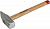 Молоток ЗУБР "МАСТЕР" кованый оцинкованный с деревянной рукояткой, 2,0кг