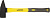 Молоток STAYER "PROFI" слесарный кованый с двухкомпонентной фиберглассовой ручкой, 1,5кг