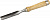 Стамеска-долото ЗУБР "ЭКСПЕРТ" полукруглая с деревянной ручкой, хромованадиевая сталь, 25мм