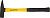Молоток STAYER "STANDARD" слесарный кованый с двухкомпонентной фиберглассовой ручкой, 0,2кг