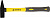 Молоток STAYER "PROFI" слесарный кованый с двухкомпонентной фиберглассовой ручкой, 0,4кг