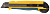 Нож KRAFTOOL "EXPERT" с сегментирован лезвием, двухкомпонент корпус, автостоп, допфиксатор, кассета 