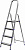 Лестница-стремянка ЗУБР алюминиевая, усиленный профиль, 4 ступени