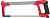 Ножовка по металлу ЗУБР МХ-450, металлическая обрезиненная ручка, натяжение 80 кг, 300 мм