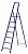 Лестница-стремянка СИБИН стальная, 7 ступеней, 145 см