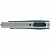 Нож, 160 мм, металлический корпус, выдвижное сегментное лезвие 18 мм (SK-5), металлическая направляю