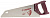 Ножовка ЗУБР "ЭКСПЕРТ"  для тонкого пиления, прямой мелкий закаленный зуб, пластмассовая ручка, шаг 