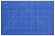 Коврик ЗУБР "ЭКСПЕРТ", непрорезаемый, 3мм, цвет синий, 450х300 мм