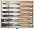 Набор ЗУБР Стамески-долото "ЭКСПЕРТ" с деревянной ручкой, хромованадиевых, 6; 10; 12; 16; 20; 25мм, 
