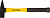 Молоток STAYER "STANDARD" слесарный кованый с двухкомпонентной фиберглассовой ручкой, 0,5кг
