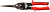 Ножницы по металлу рычажные ЗУБР 300мм, прямые удлинённые, прямой проходной рез, CR-V, холоднокатанн