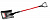 Лопата ЗУБР "МАСТЕР" САДОВОД совковая, фиберглассовый черенок, пластиковая рукоятка, 295x230x1195мм