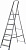Лестница-стремянка ЗУБР алюминиевая, усиленный профиль, 7 ступеней
