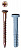Дюбель-гвоздь ЗУБР полипропиленовый, цилиндрический бортик, 6 x 40 мм, 125 шт