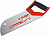 Ножовка для фанеры (пила) ЗУБР 325 мм, 11 TPI, прямой мелкий зуб, для запила внутри заготовки, импул