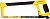 Ножовка по металлу STAYER RX700-HERCULES, металлическая обрезиненная ручка, натяжение 100 кг, 300 мм