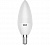 Лампа светодиодная LED 10 Вт 730 Лм 4100К белая Е14 Свеча Elementary Gauss