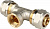 Тройник-переходник с внутренней резьбой 1/2'х16 для металлопластиковых труб винтовой (SFS-0012-00121